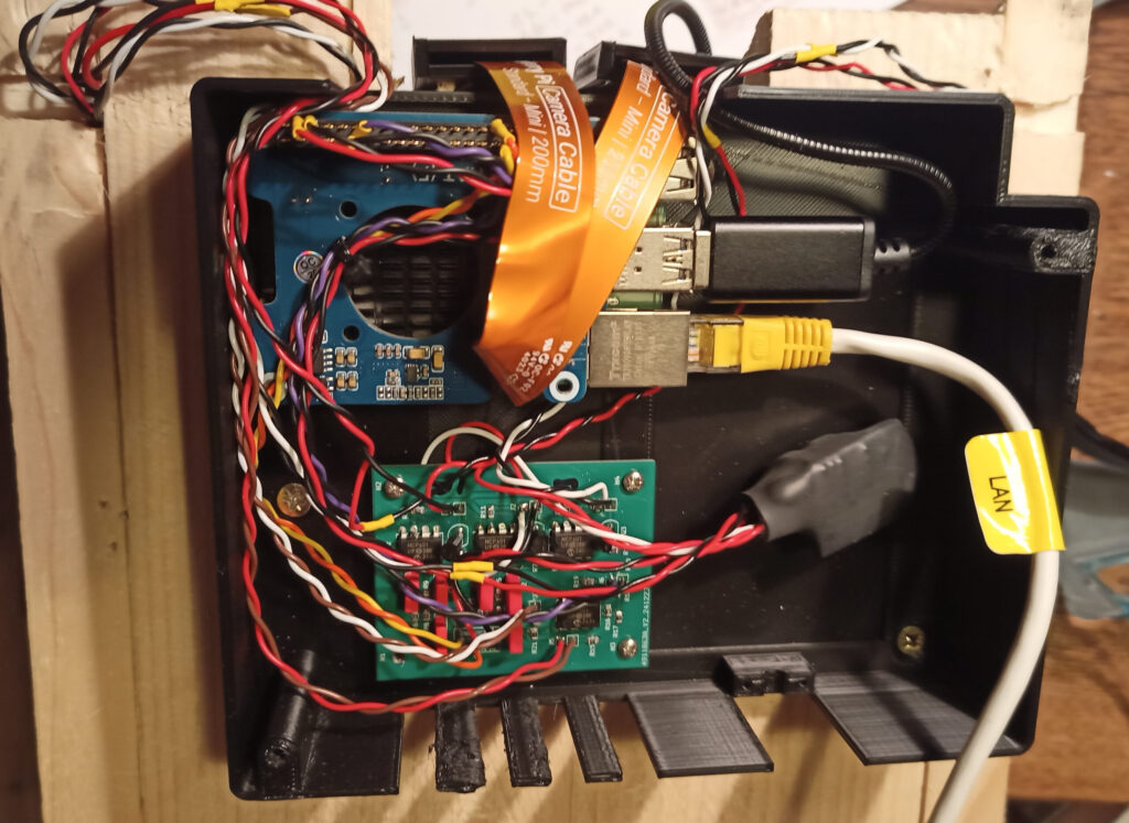 A mess of electronics and wires